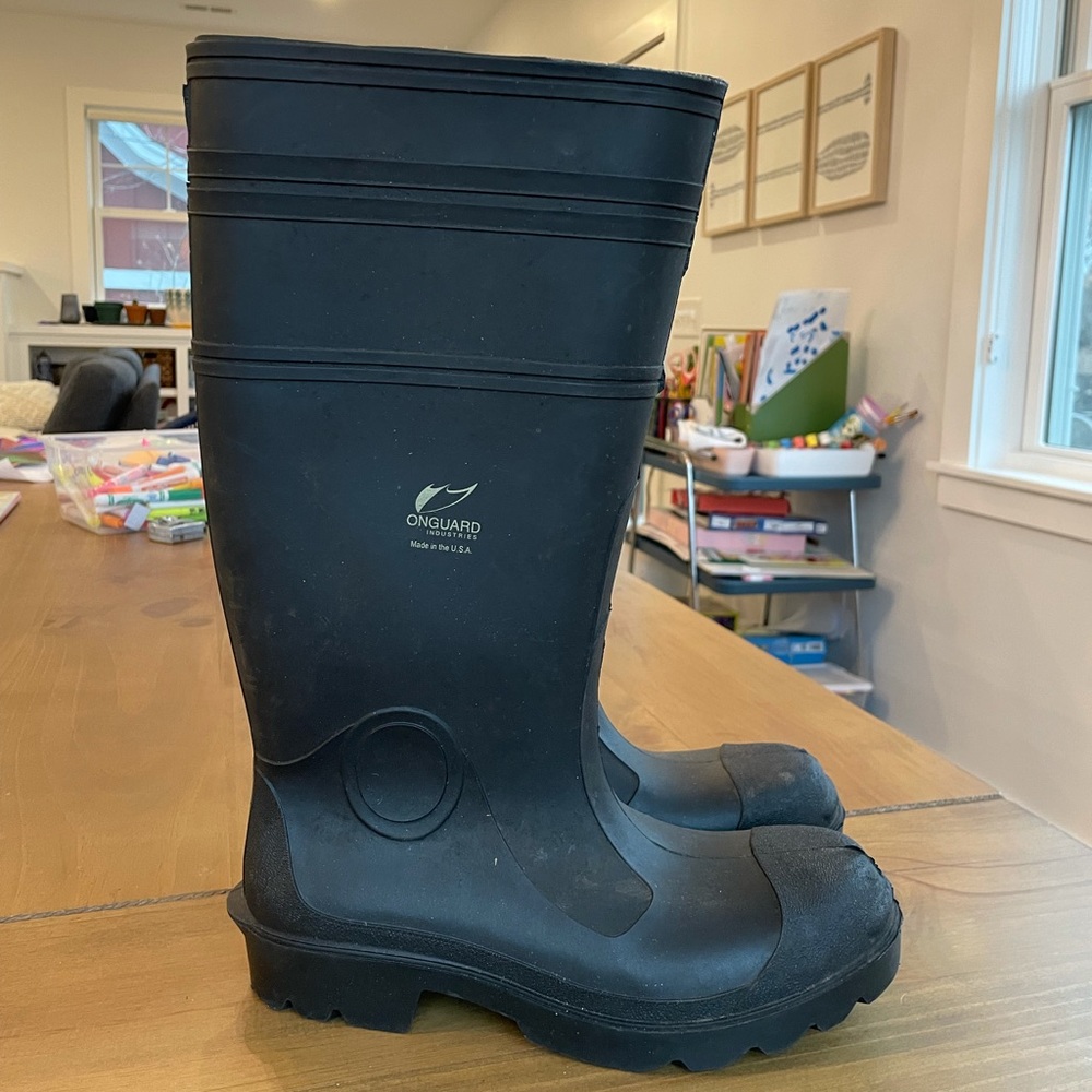 Tall rain/mud boots